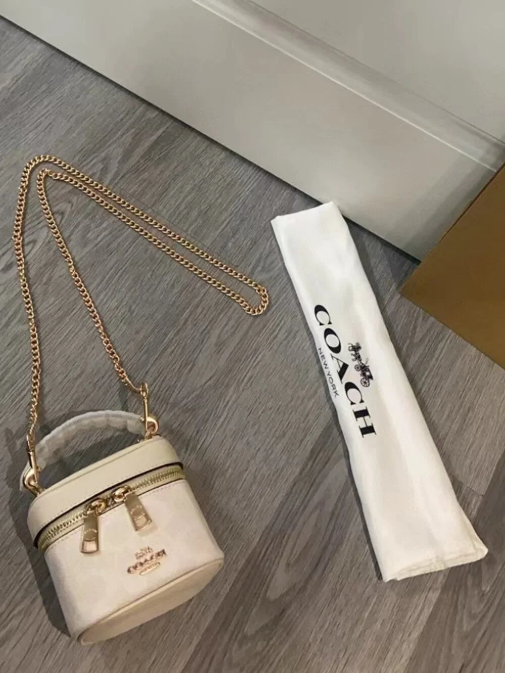 A makeup bag